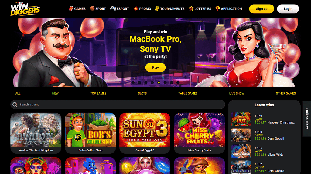 Win Diggers Gambling Establishment Mobile Pc Gaming